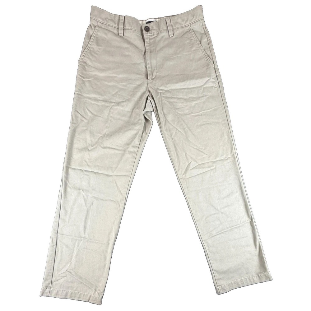 Dockers Pants Mens 31x30 Beige Chino Classic Fit Straight Stretch Twill Casual